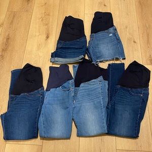 Maternity jeggings and shorts